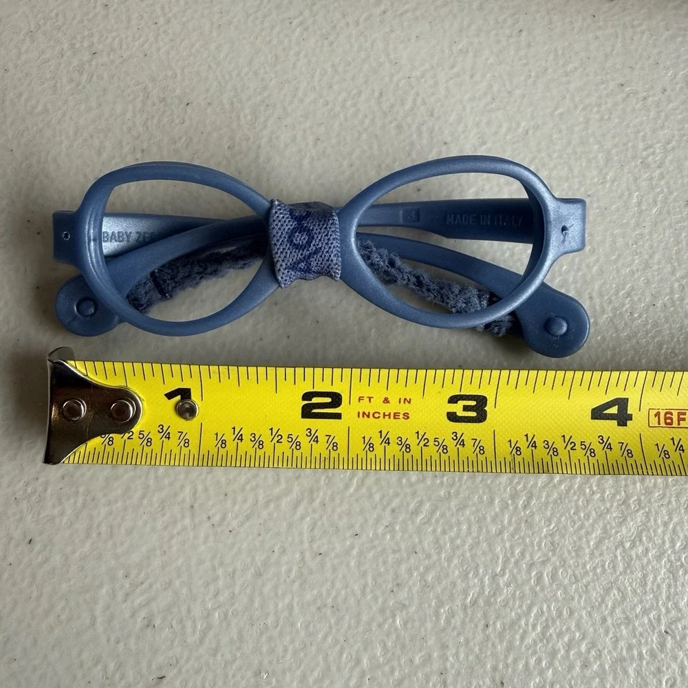 MIRAFLEX‎ Baby Zero Blue Frames Eyeglasses 31-15 Sample Made In Italy